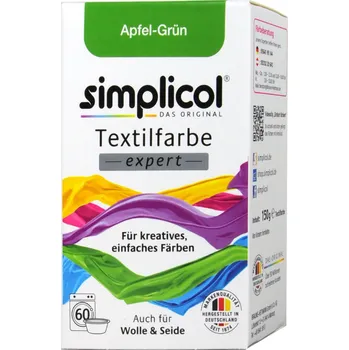 Speciální výtvarná barva Simplicol barva na textil Jablkově zelená 150 g