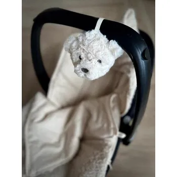 Hračka pro nejmenší FLOW Hračka s tlukotem srdce na cesty Lou on the Go Beige