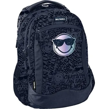 Školní batoh PASO Školní batoh SMILEY BeUniq Tmavě modrá