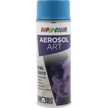 Barva ve spreji Dupli Color ART RAL 5015 Nebeská modrá polomatná barva ve spreji 400 ml