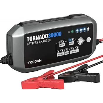 Nabíječka autobaterie Topdon Tornado 30000 6/12/24V 1000Ah 30A