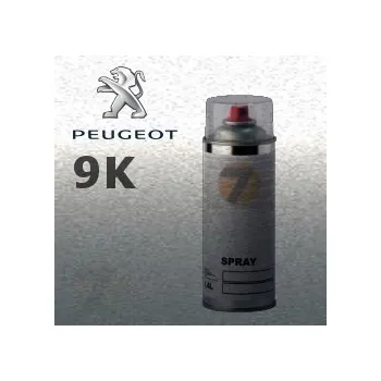 Autolak PEUGEOT 9K GRIS ALUMINIUM metalická barva Sprej 400ml