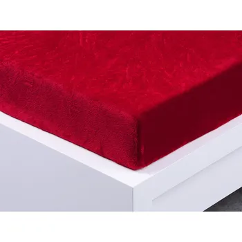 Prostěradlo uni Prostěradlo mikroplyš, velikost: 60x120 cm, varianta: vínová