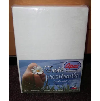 Prostěradlo Apex® Froté prostěradlo Apex - Jednolůžko 90 x 200 cm - Bílá