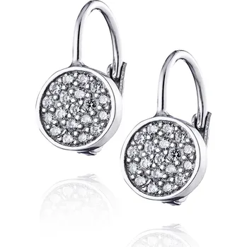 Náušnice NUBIS® Stříbrné dívčí náušnice se zirkony - NB-3203