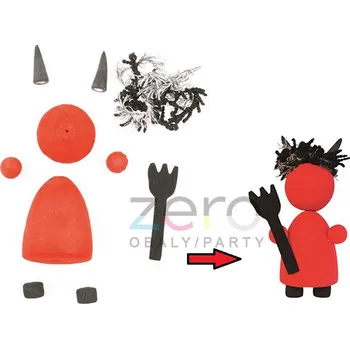 kreativní sada Čert komponenty k výrobě 14 cm