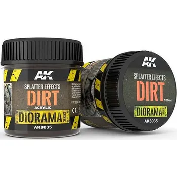 AK Interactive: Splatter Effects - Dirt 100ml