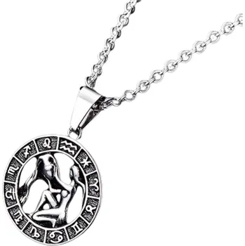 Náhrdelník Přívěskynakrk.cz Ocelový náhrdelník VODNÁŘ