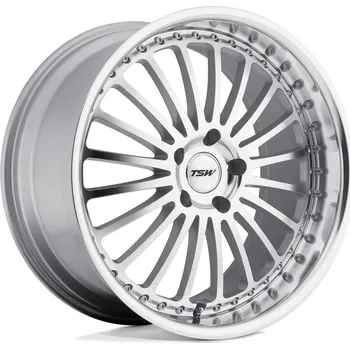 Alu kolo TSW SILVERSTONE disk 20x8.5 5x120 76.1 ET35, Silver