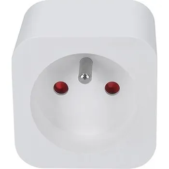 vypínač a zásuvka Solight WIFI PRŮCHOZÍ ZÁSUVKA S MĚŘENÍM SPOTŘEBY | ČASOVÝ SPÍNAČ | DÁLKOVĚ OVLÁDANÁ ZÁSUVKA | TUYA