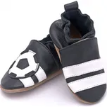 Kožené capáčky 0-6 měsíců KBU 012 black