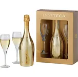 Bottega Gold Brut 11% 0,75l + 2 skleničky