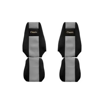 Autodoplněk Sada potahů sedaček (sedadel) pro RENAULT MAGNUM DXI (od roku 2007) šedá 20543