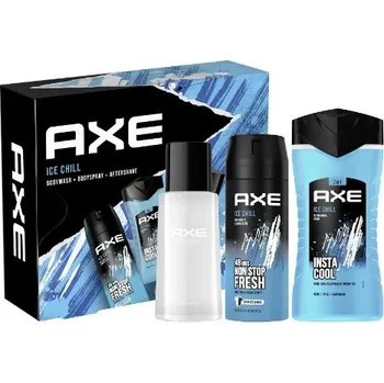 Sprchový gel Axe Ice Chill pánská kosmetická sada ( deodorant 150 ml + sprchový gel 250 ml + voda po holení 100 ml )