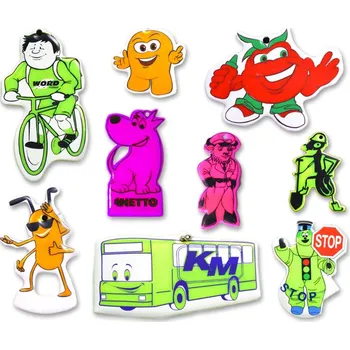 Reflexní klíčenka do velikosti 5-7 cm s potiskem