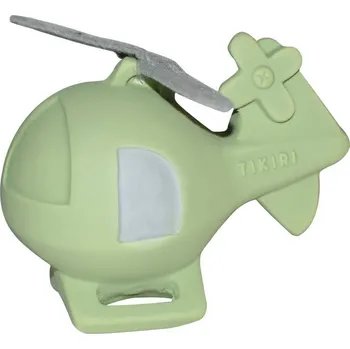 Tikiri Vroom Vroom - chrastítko a kusátko z přírodní gumy Vrtulník