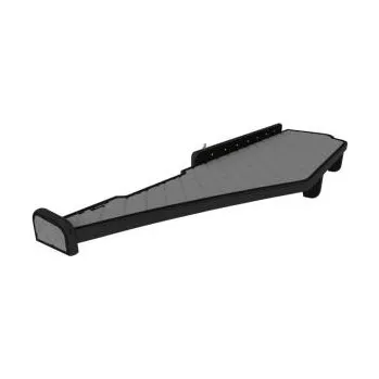 autokoberec Odkládací police na palubní desku pro MERCEDES ACTROS MP4 / MP5 (od roku 2011), LED podsvícení, šedá 20240