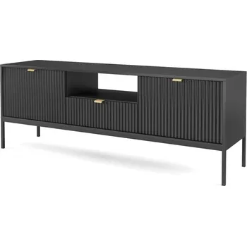 Televizní stolek Televizní stolek Nova 154 cm černý/černý rám
