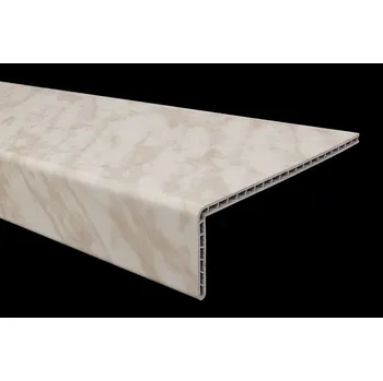 Parapet Renovační PVC parapety Renovační plastový parapet_Mramor šířka 100mm