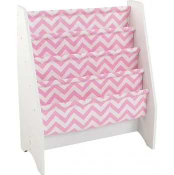 Dětská skříň KidKraft 14233 Knihovna - Stojan na knihy - Růžová