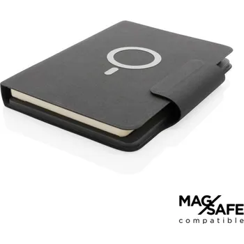 Zápisník Zápisník A5 Artic s magnetickým bezdrátovým nabíjením 10W