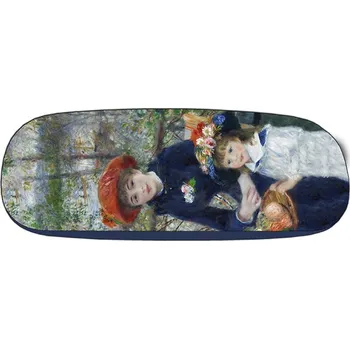 Pouzdro na brýle Plumeria Plu - Pouzdro na brýle s čistícím hadříkem Pierre-Auguste Renoir, Two Sisters on the Terrace - 16x4x6 cm