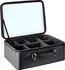 Kosmetický kufr GloryStyles Kosmetický kufřík s LED zrcátkem 20,5 x 12 x 26,5 cm černý