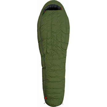 Spacák Péřový spací pytel WARMPEACE Horizont 1400 - 170cm Riffle green/black Levý zip