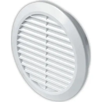 Větrací mřížka TOMEX 6591 KRO 150 bílá mřížka 15cm