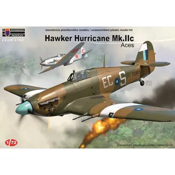 Plastikový model Kovozávody 1/72 Hawker Hurricane Mk.IIc Aces (CLUB LINE)