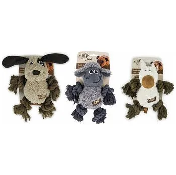 plyšák Plyšové provazové zvířátko AFP Lamb s pískátkem