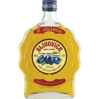 Pálenka Slivovice budík Gold 45% 0,7l Jelínek
