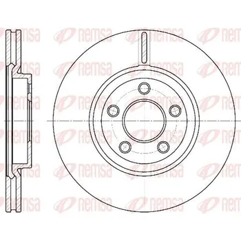 Brzdový kotouč Brzdový kotouč REMSA 6637.10