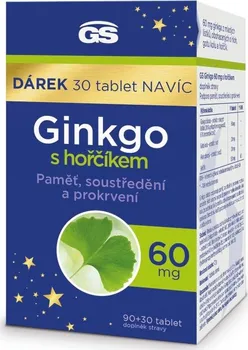 Přípravek na podporu paměti a spánku Green Swan Pharmaceuticals Ginkgo s hořčíkem 60 mg
