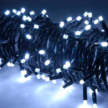 Vánoční dekorace Vánoční LED řetěz světýlka 1000 61,5m venkovní - studená bílá