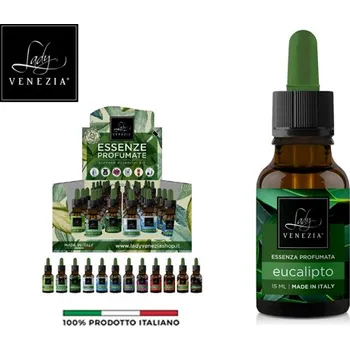 Aroma difuzér Lady VENEZIA Essentia oil 15ml EUCALIPTO•EUKALIPT