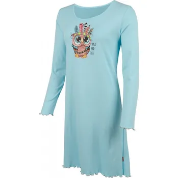 Dámská košile Vesna Dámská košile SOVA tyrkysová s dlouhým rukávem XL