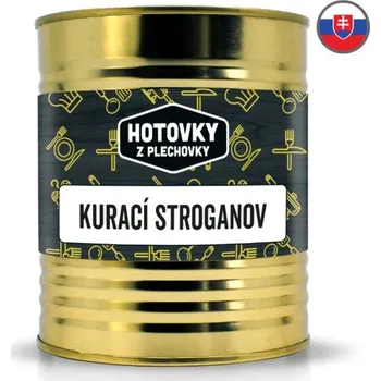 Hotové jídlo Hotovky z plechovky Kuřecí Stroganov v plechovce Velikost: 800 g