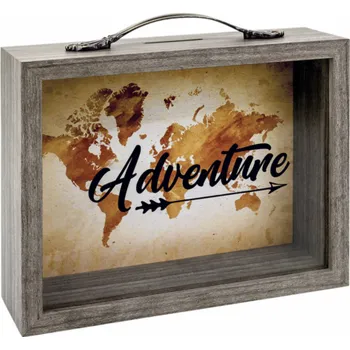 Úložný box ZEP Vida 6,5x21 Wood/Glass Savings Box RM1093