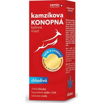 Cemio Kamzíkova konopná mast chladivá, 200 ml dárkové balení 2023