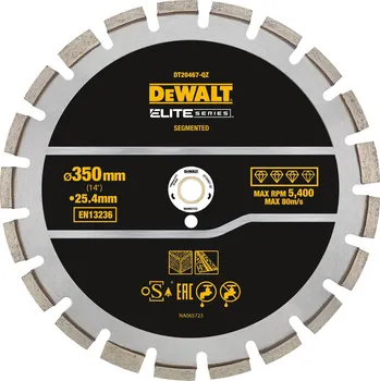Řezný kotouč Dia řezný kotouč 350mm ELITE SERIES DeWALT DT20467