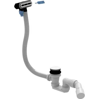 Sifon Vanová odtoková a přepadová souprava, Push-Open, alpská bílá U90959001