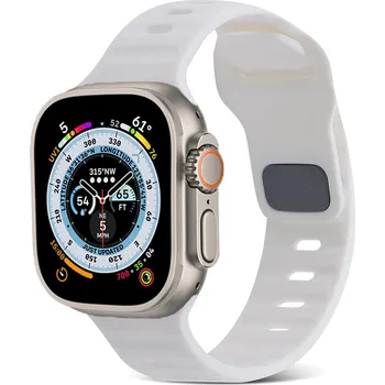Řemínek na hodinky X-SITE Řemínek pro Apple watch silikonový sportovní 38/40/41mm bílý