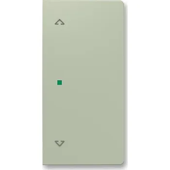 vypínač ABB - Zoni, kryt 2násobný, symbol "žaluzie", olivová