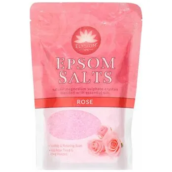 Koupelová sůl ELYSIUM SPA Koupelová sůl EPSOM ROSE OIL 450g