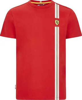 Pánské tričko Ferrari Scuderia Men FW Italian Flag červené