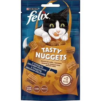 Pamlsek pro kočku FELIX TastyNuggets kuře a kachna 50 g