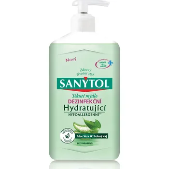 Mýdlo Recenze Sanytol Aloe vera a zelený čaj 250 ml