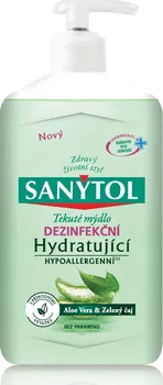 Mýdlo Sanytol Aloe vera a zelený čaj 250 ml
