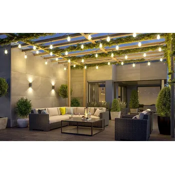 Venkovní osvětlení Venkovní girlanda AE-GIR10-10 GTV 10m E27 IP54